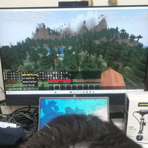 マイクラMODで遊ぶ子